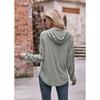 Spring and Autumn Casual Loose Solid Color Women’s Hoodies Sweatshirts