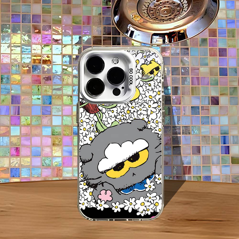 

G-Gdragon Z-Zoa Кошка Модный Чехол для Телефона Для iPhone 16,15,14,13,12,11,Pro,XS,Max,Plus,Mini,SE4,E Белый Матовый Ударопрочный Чехол iPhone16e