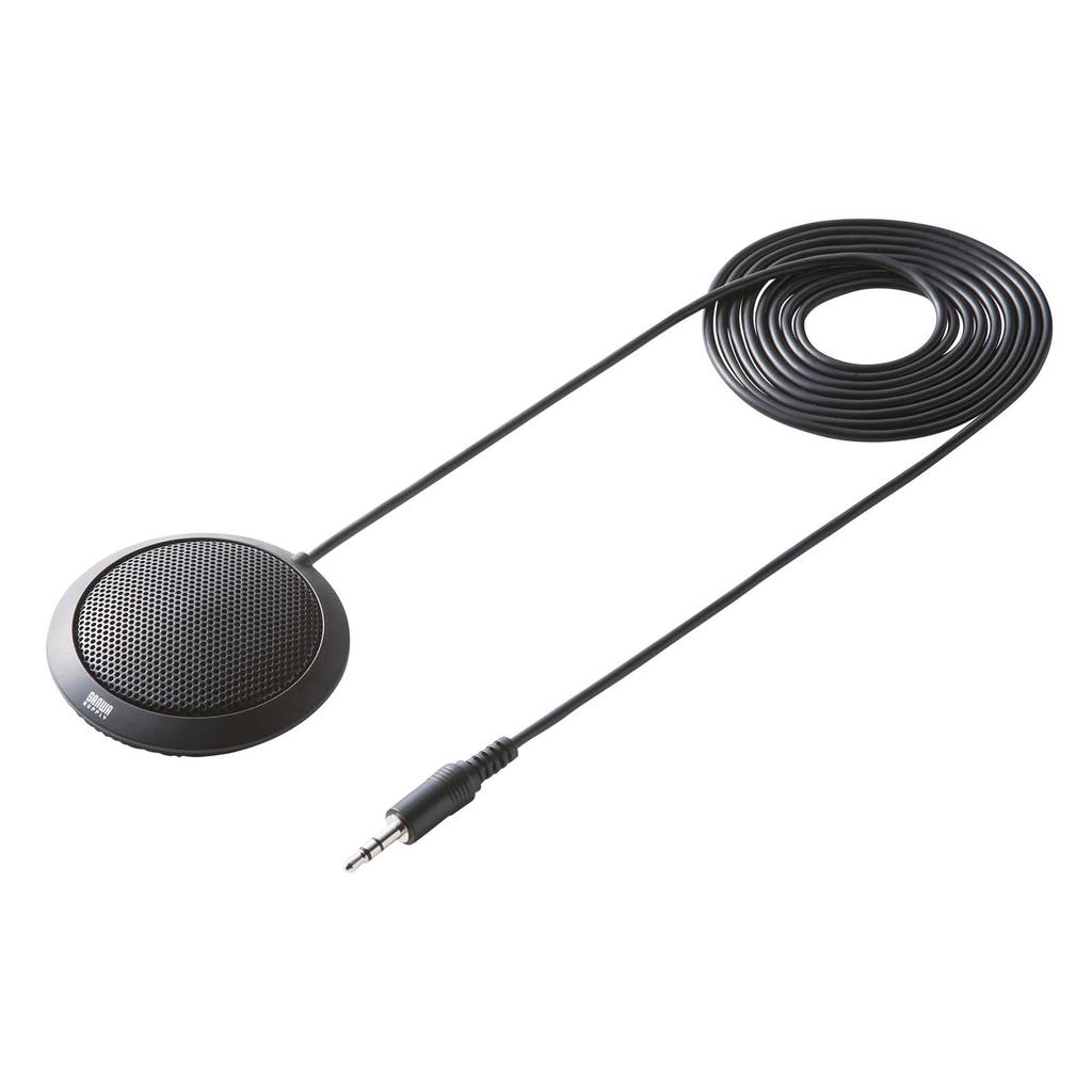 Sanwa Supply Flaches PC-Mikrofon MM-MC23N