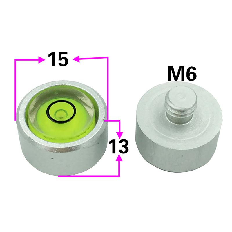 

Bull S Eye Level Bubble Small Bullseye Spirit Level Bubble Bead With Screw M6 1/4 Inch Leveling Tool With Nail 1Pcs