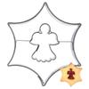 Steel Cookie Cutter, Star, Angel, 5.5 Cm