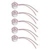 5Pcs Buzzer Alarm Electric Piezo Beep Active 80dB ABS High Sensitivity Set Kit SFM‑27BWhite