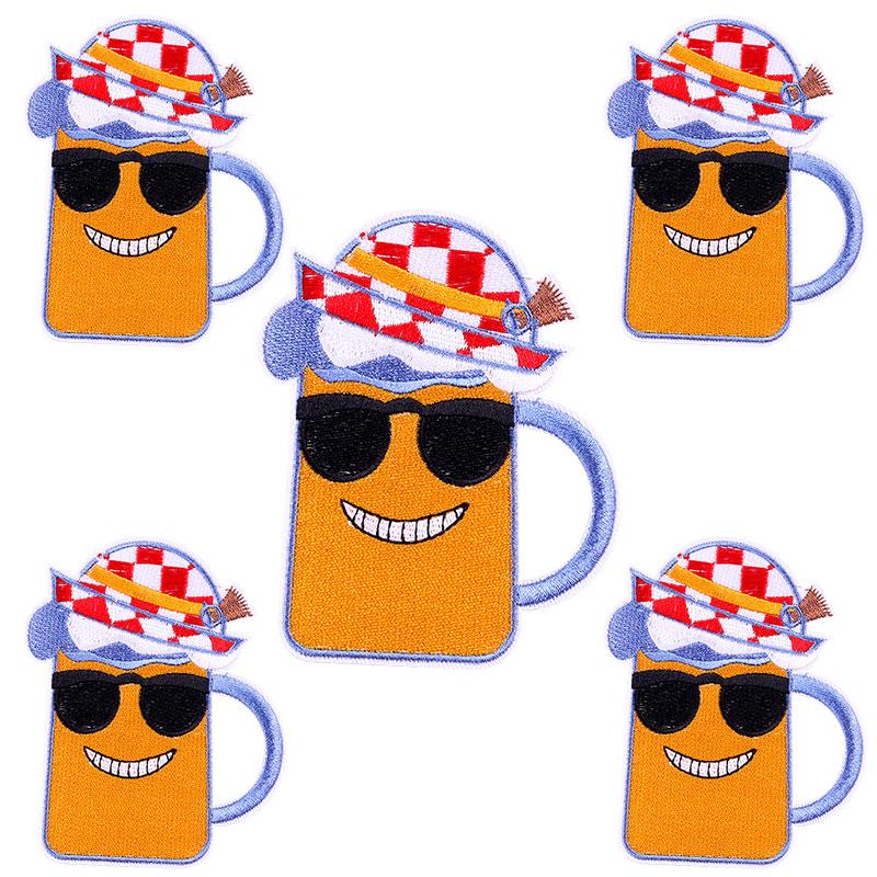 5pcs Wholesale Brabant Carnival Embroidered Patches Iron On Patch For Clothing Sew Netherland Patches On Clothes Decoration 