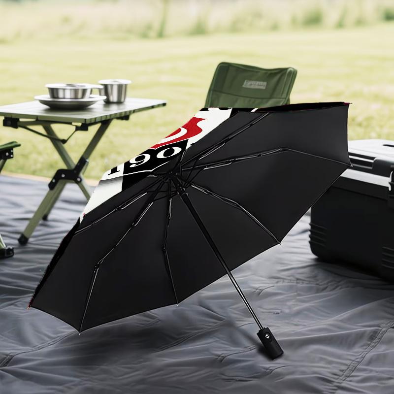 Besiktas Crest Legacy 1903 Umbrella Folding umbrella, automatic umbrella 8-Frame for Travel, camping Use Gift for Halloween Christmas