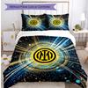 Borussia Dortmund Pattern Printed 3PCS Bedding Set Soft Skin-Friendly Washable Duvet Cover & Pillowcases Set All Season Bedroom