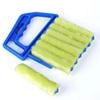 Čisticí kartáč Čisticí houbička na hluboké drážky s měkkým mikrovláknovým polštářkem Odnímatelná omyvatelná rukojeť Čisticí příslušenství na žaluzie