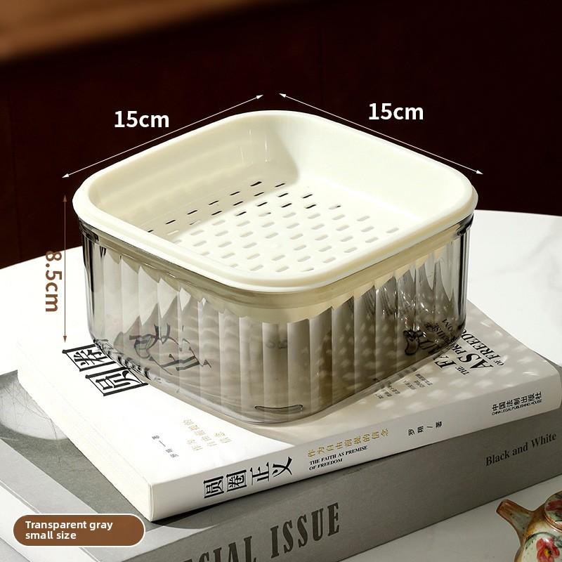 Thickened Tabletop Waste Water Dry and Wet Separation Drainage Tea Leaf Filter Trash Can