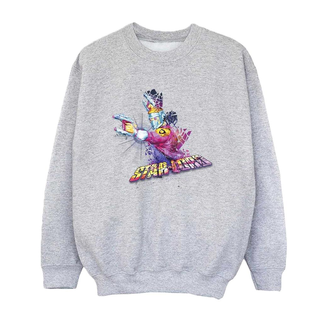 Marvel Jungen Guardians of the Galaxy Abstraktes Star Lord Sweatshirt