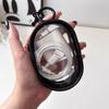 Multi-Purpose Clear Cable Storage Bag with Hanging Hook Portable Transparent Zipper Pouch Travel Clear Cosmetic Bag for Cables