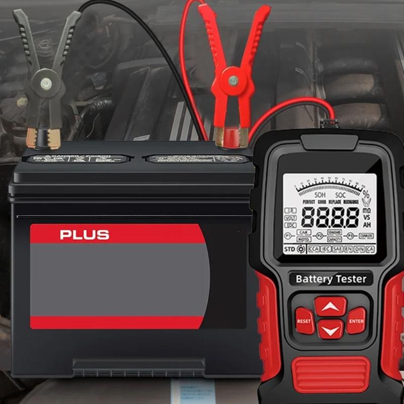 12/24V Universal Vehicle Battery Diagnostic Tool Car Battery Tester Testing Internal Resistance Voltages Analysis