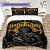 Custom Name Dark Souls Bedding,Quilt Set Quilt Cover Pillowcase Home Birthday Gift(1 * duvet cover + 2 * pillowcase, without core)_xia