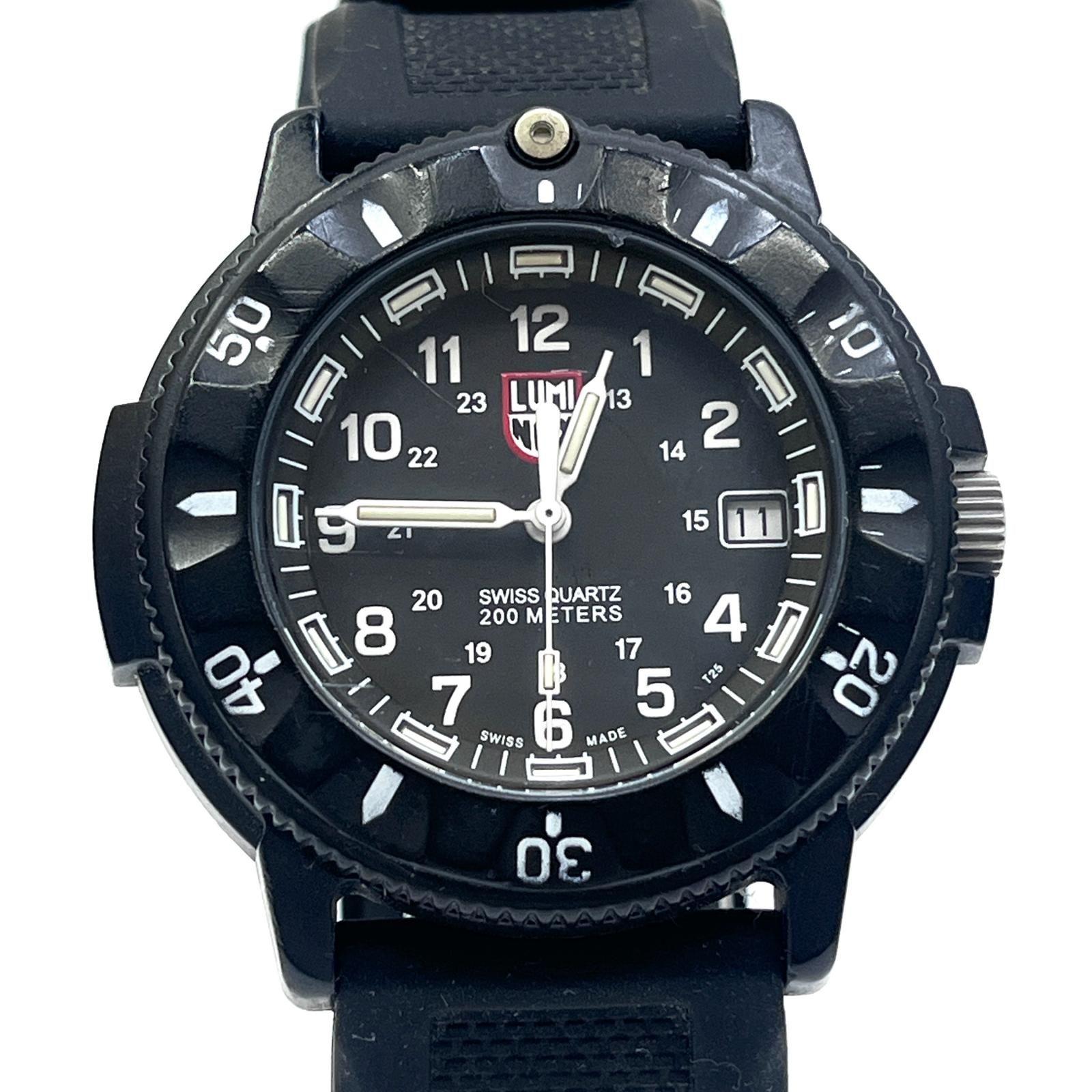 Used [Kakogawa store] Used LUMINOX | Luminox watch analog display quartz 3000/3900 black [131]