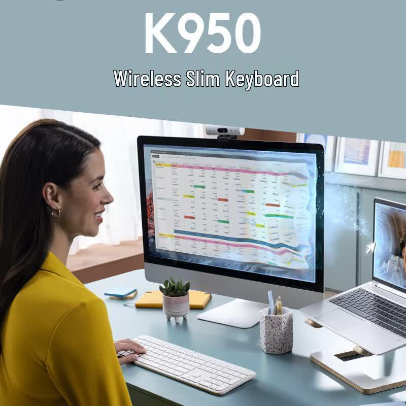 Logitech K950 Multi-Device Slim Wireless Keyboard