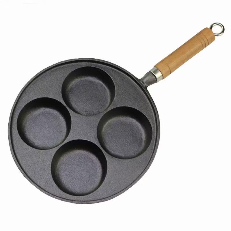 Round Four-Hole Egg Burger Frying Pan