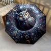 1 PC Automatic Folding Umbrella - Cartoon Pattern, Portable & Foldable Design with 8 Ribs, Christmas Birthday Gifts