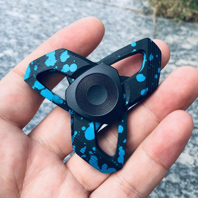 Metal Ckfsl Hand Spinner Fidget Toys Edc Fingertip Gyro Stress Easing Finger Game High End Birthday Gifts For Adult Children