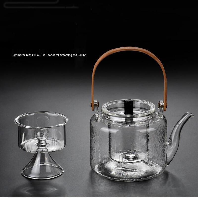 Qianxing Japanese Style High Borosilicate Glass Dual-Use Teapot