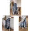 Boho Tiedye Midi Skirt For Women With High Waist And Flowy Design For Spring Vacation Style