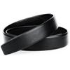 Men's Genuine Leather Automatic Buckle Belt Strap - Cowhide Lychee Pattern Headless Design