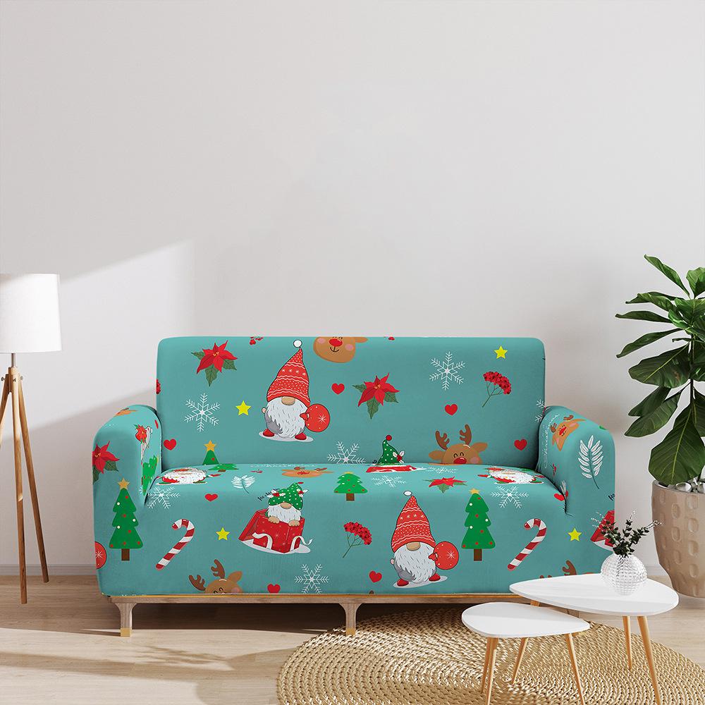 Elastic Sofa Cover Santa All-Inclusive Three-Seat Sofa Cover Furniture Protective Cover 90 * 140cm one seat