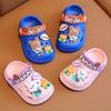 Children's cool slippers summer non-slip soft sole indoor infant baby boys and girls bag head hole shoes bag heel