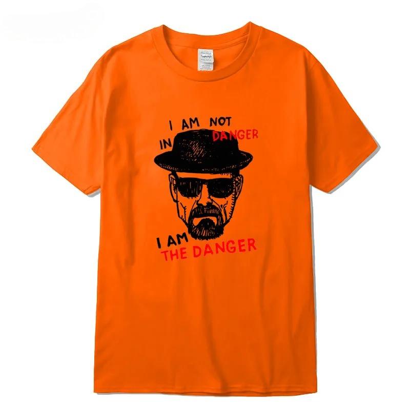 Men's T-shirt Cotton Short Sleeve Breaking Bad Men T-shirt Casual Heisenberg Print Tshirt Cool T-shirt Male Men Tops