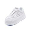 Star with the same thick-soled white shoes leather heightening shoes Internet celebrity sports breathable board shoes Ruian manufacturers casual shoes