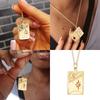 Elegant Moon And Stars Pendant Necklace Symbolizing Companionship Crafted With Premium Gold Plated Copper For Daily Wear