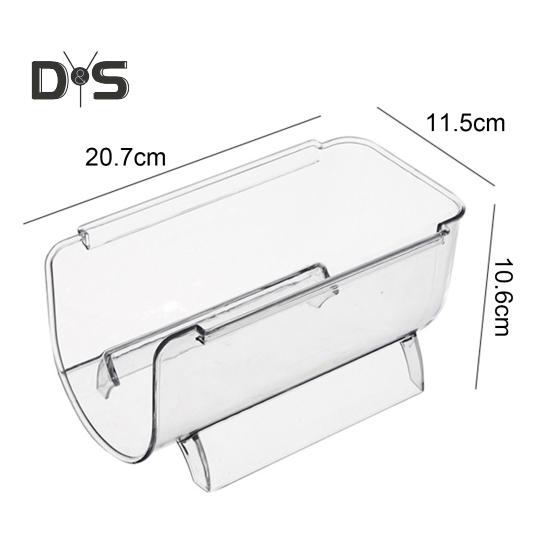 HOW-E Lagerregal, transparent, platzsparend, Acryl, Weinregal, Aufbewahrungsorganisator für Wein