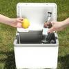 Portable Insulated Ice Chest Food Storage Box for Camping Outdoor Picnics with Ergonomic Handle and PP Construction