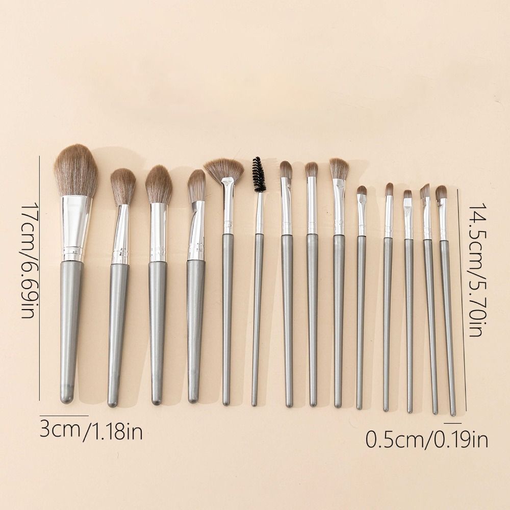14Pcs/Set Highlighter Eyeshadow Brush Contouring Blush Brush New Blending Brush  Cosmetic Tools