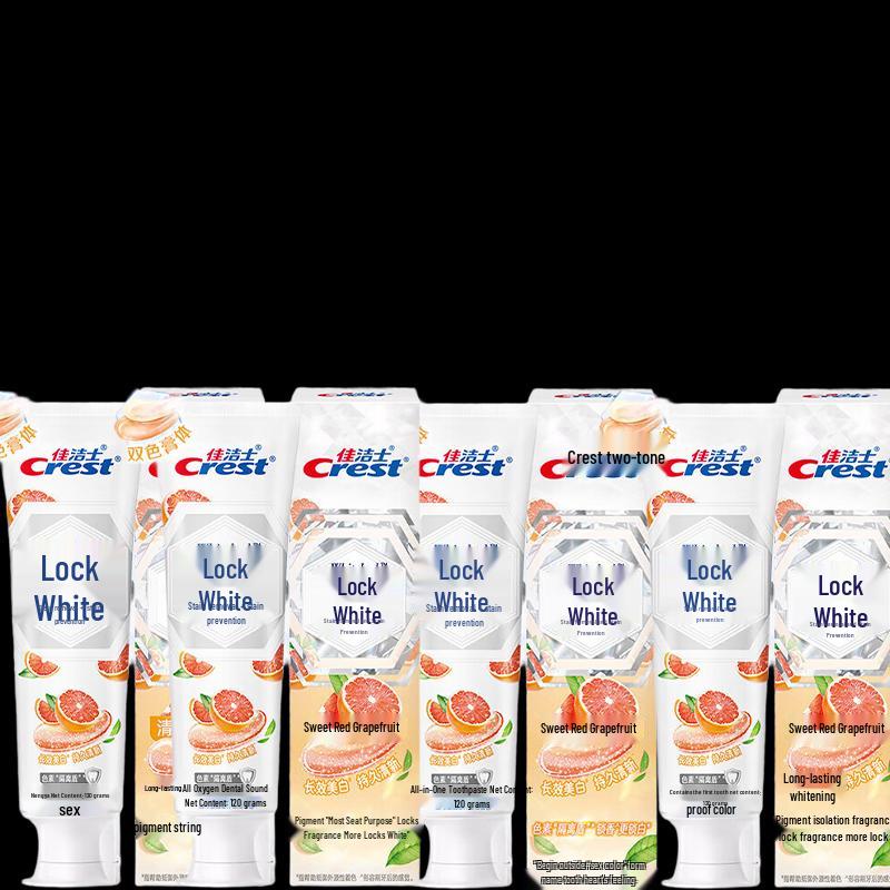 Crest Whitening Toothpaste with Sweet Red Grapefruit (4x120g)