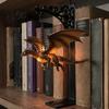 Drage Samlerobjekt Magisk Flyvende Bokhyllelampe, Varm Hengende Nattlampe, Fantasy Romdekor Lesekrok Dekor, Unik Gave til Elskere