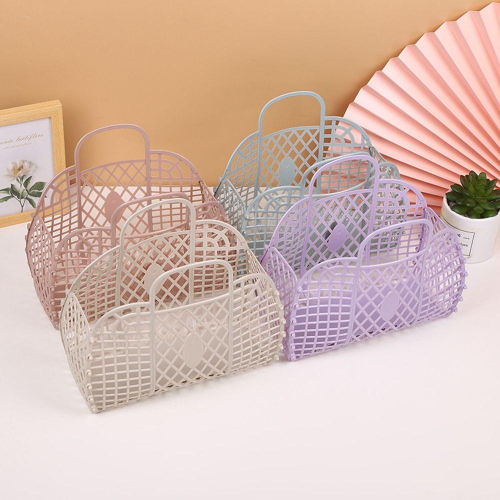

Foldable Washing Clothes Women Bath Basket Clothes Organizer Bathroom Basket Storage Bins