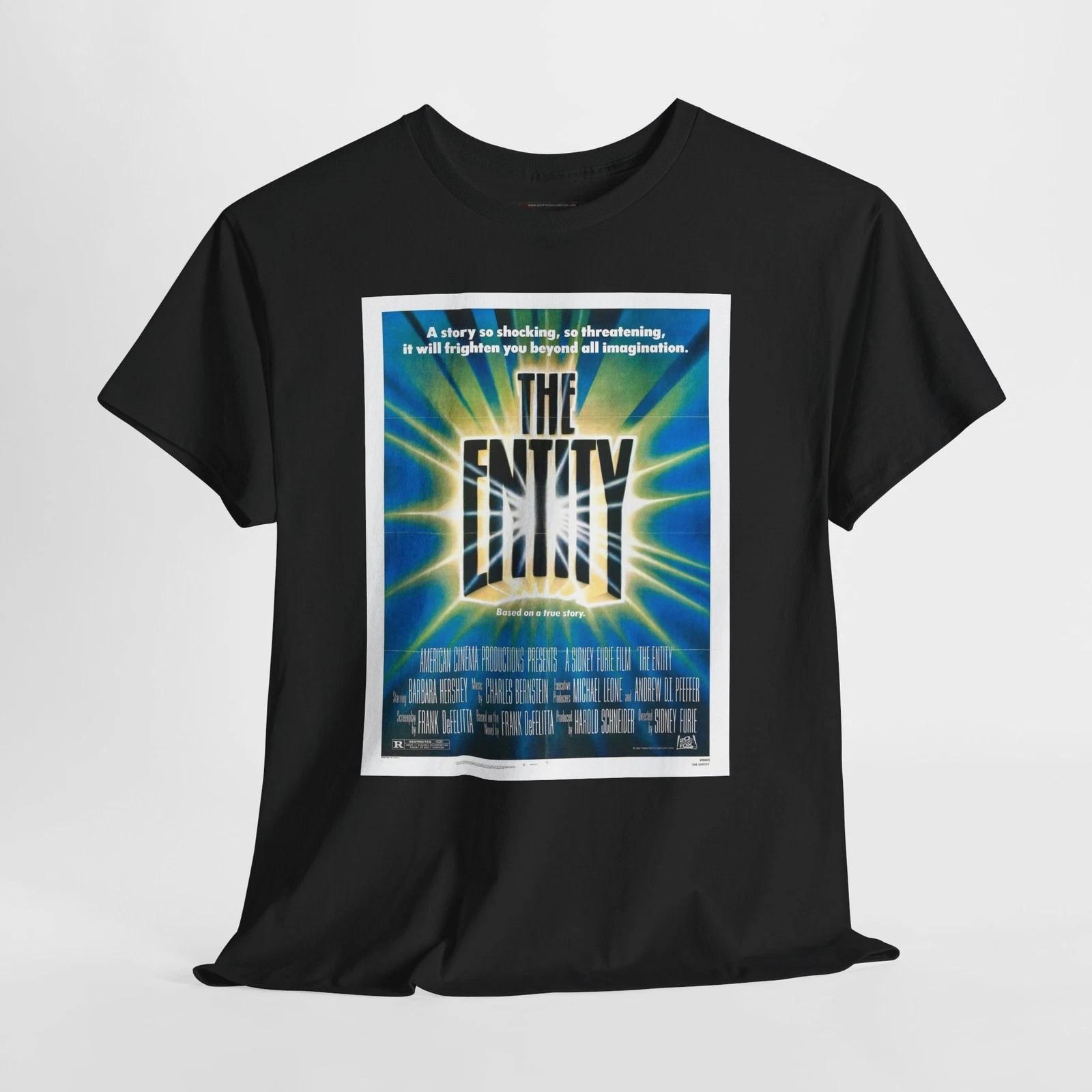 The Entity 1982 Retro Movie Poster Horror Unisex Graphic T-Shirt XL