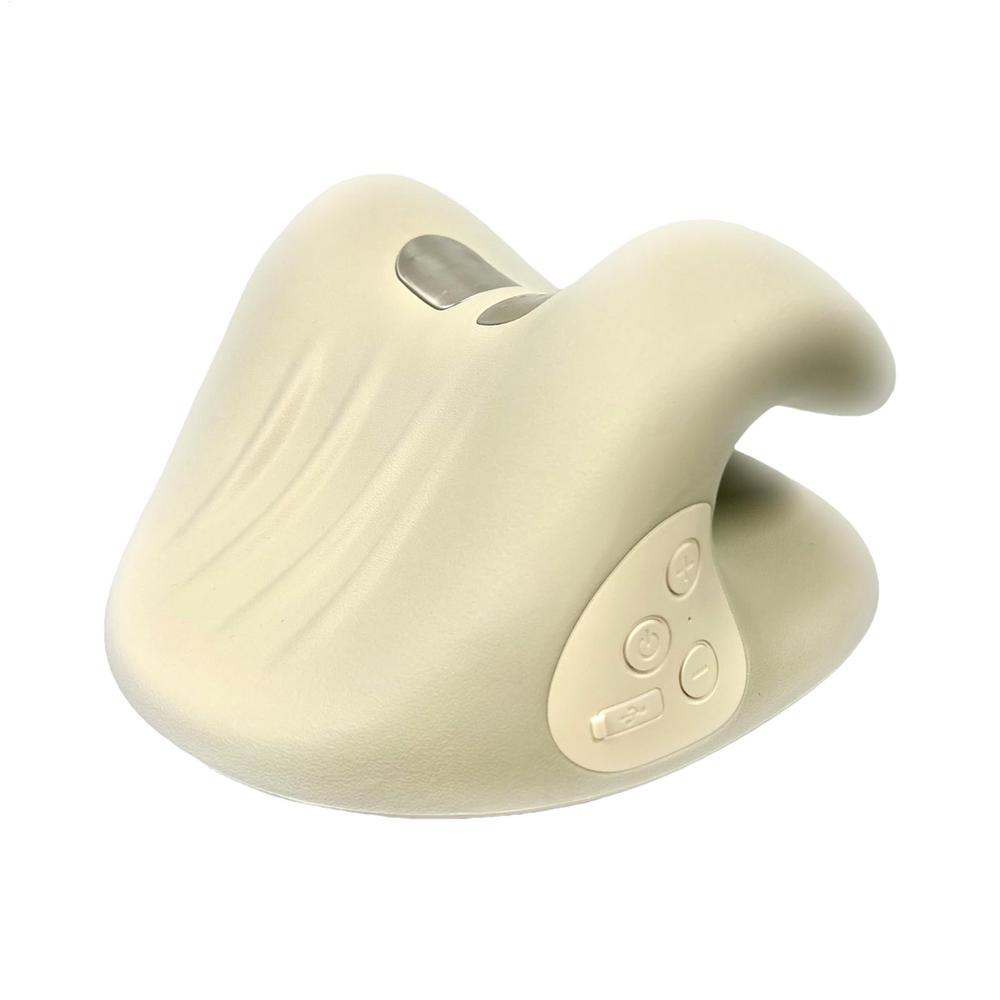 

Massage Pillow Rechargeable Corrective Massage Shoulder Neck Soothing Pillow with Warmth Electric Multifunctional Massage Pillow білий