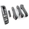 Front Rear Left Right Door Black Pull Grab Handle VW Bora Golf 4 MK4 for Jetta 1999-2004 Carbon Fiber Style 3B1867171E 5Pcs