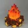 Battery-Powered Resin LED Night Light: Simulated Charcoal Flame Atmosphere Lamp - Ideal for Christmas Gifts & Scene Props
