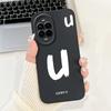 For Huawei Nova 13Pro MIS-AL00 Phone Cover For Huawei Nova 13 Pro Case Silicone Simple Fashion A-Z Letters Shockproof Bumper