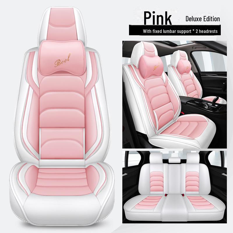 Breathable Leather Car Seat Cushions: Four Seasons, Full Coverage