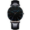 WISH Men's Mesh Band Quartz Fashion Watch - Simple Business Style for Students.