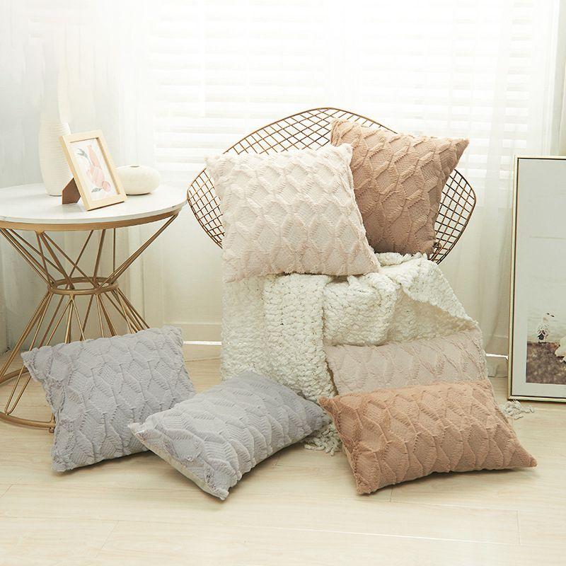 Diamond Plush Pillowcase Soft And Comfortable Cushion Cover For Chic Bed And Sofa Decor
