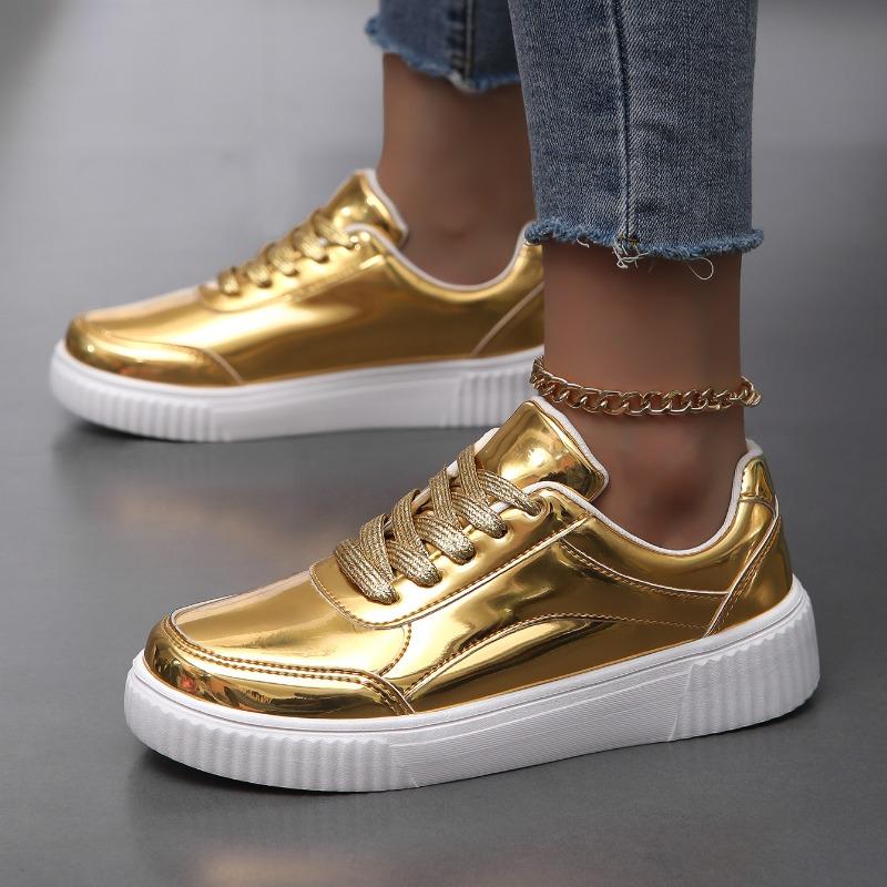 Ladies Platform Sequins Trend Fashion Board Shoes