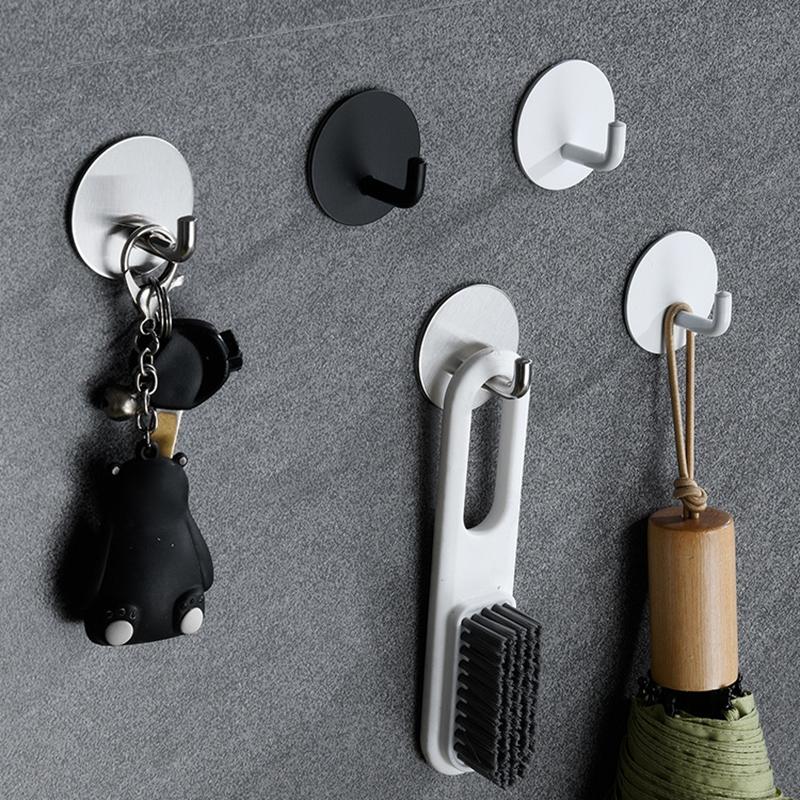 

Adhesive Hooks 304 Stainless Steel Simple Practical for Clothing