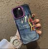 The new denim is suitable for iphone17 mobile phone case 11 Apple 16promax/15 anti-drop 14pro13 Europe and America 12