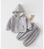 Girls & Boys Two-Piece Casual Set: Autumn/Winter Baby Clothes with Long Pants