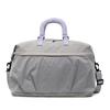 Nylon Duffel Bag for Women and Men Large Capacity Travel Gym Bag with Grid Pattern Design Hand Carry Shoulder Bag for Short Trip