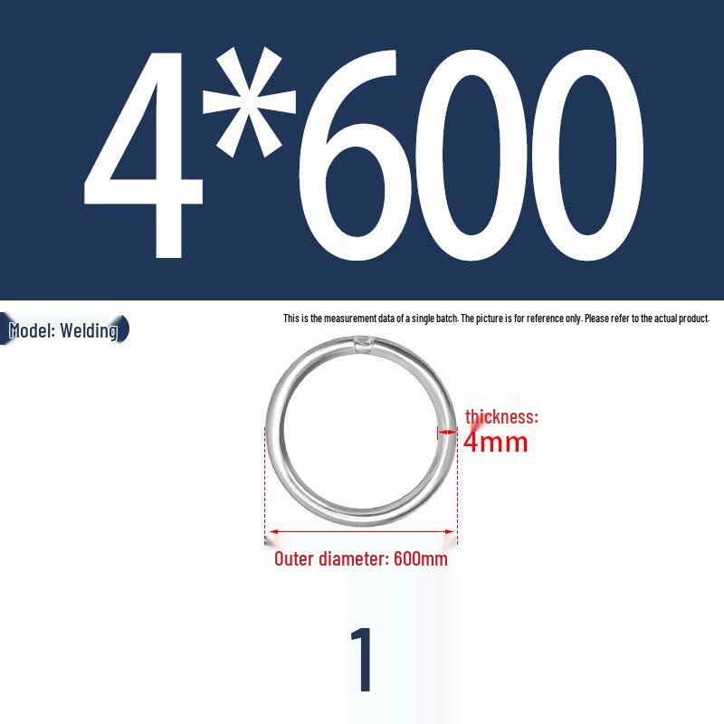 304 Stainless Steel Seamless O-Ring for Lifting and Hammock Yoga Connection
