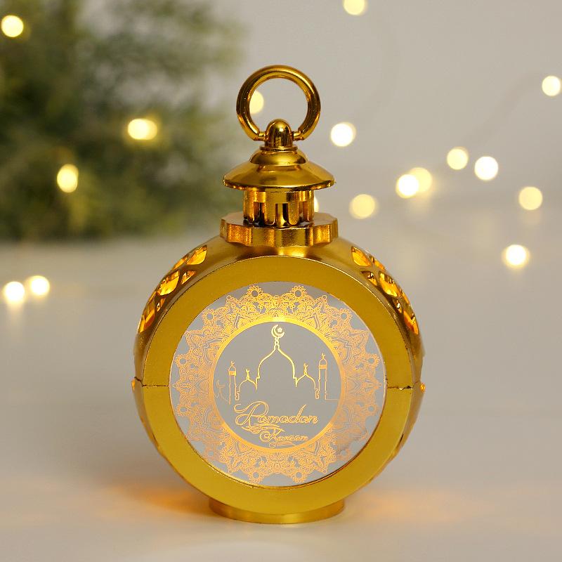 

Маленькие круглые световые праздничные украшения, электронные свечи, ветряные лампы, лунная атмосфера, макет, реквизит золотой