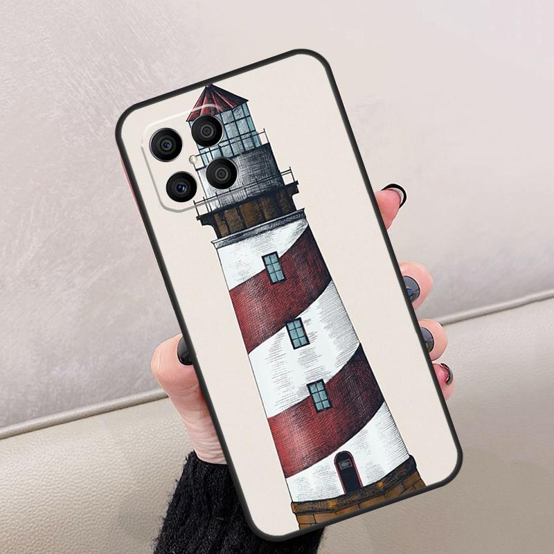 Abstract art highway lighthouse For Honor Magic 8 Pro 6 7 Lite Case For Honor Win RT 400 200 50 70 90 X8c X8b X9a X9b X9c X9d